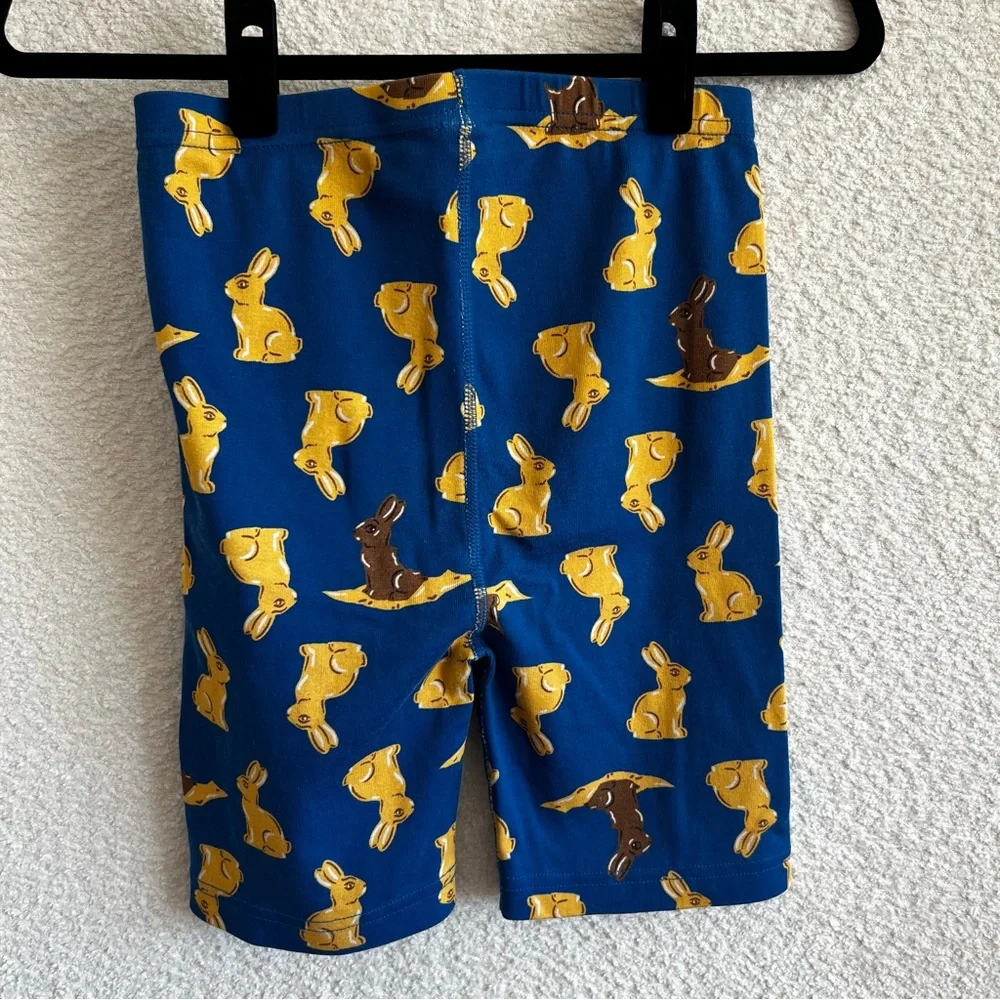 Hanna Andersson Girls Easter Choco Bunny Pajamas‎ Bottoms Shorts Size 14